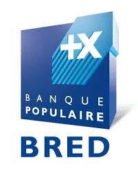 Logo de la BRED, Banque Populaire.