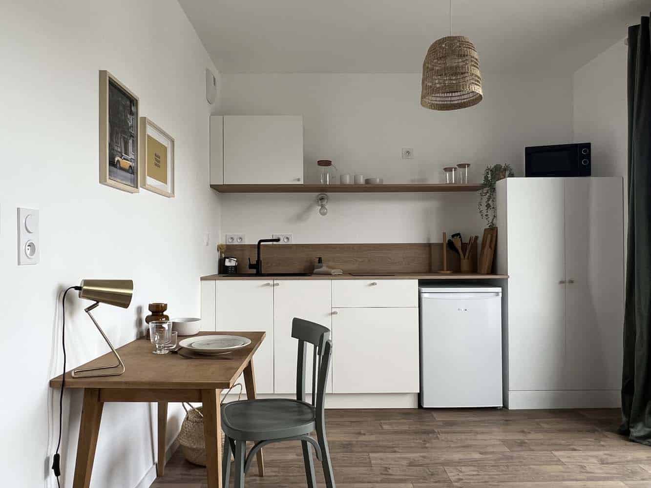 cuisine blanche neuve studio rennes