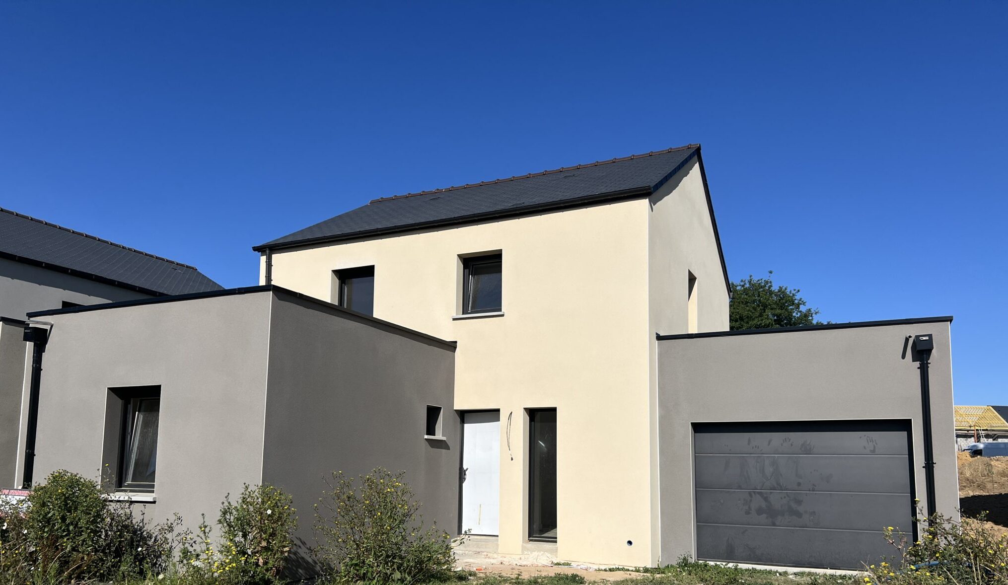 façade maison neuve la chapelle des fougeretz